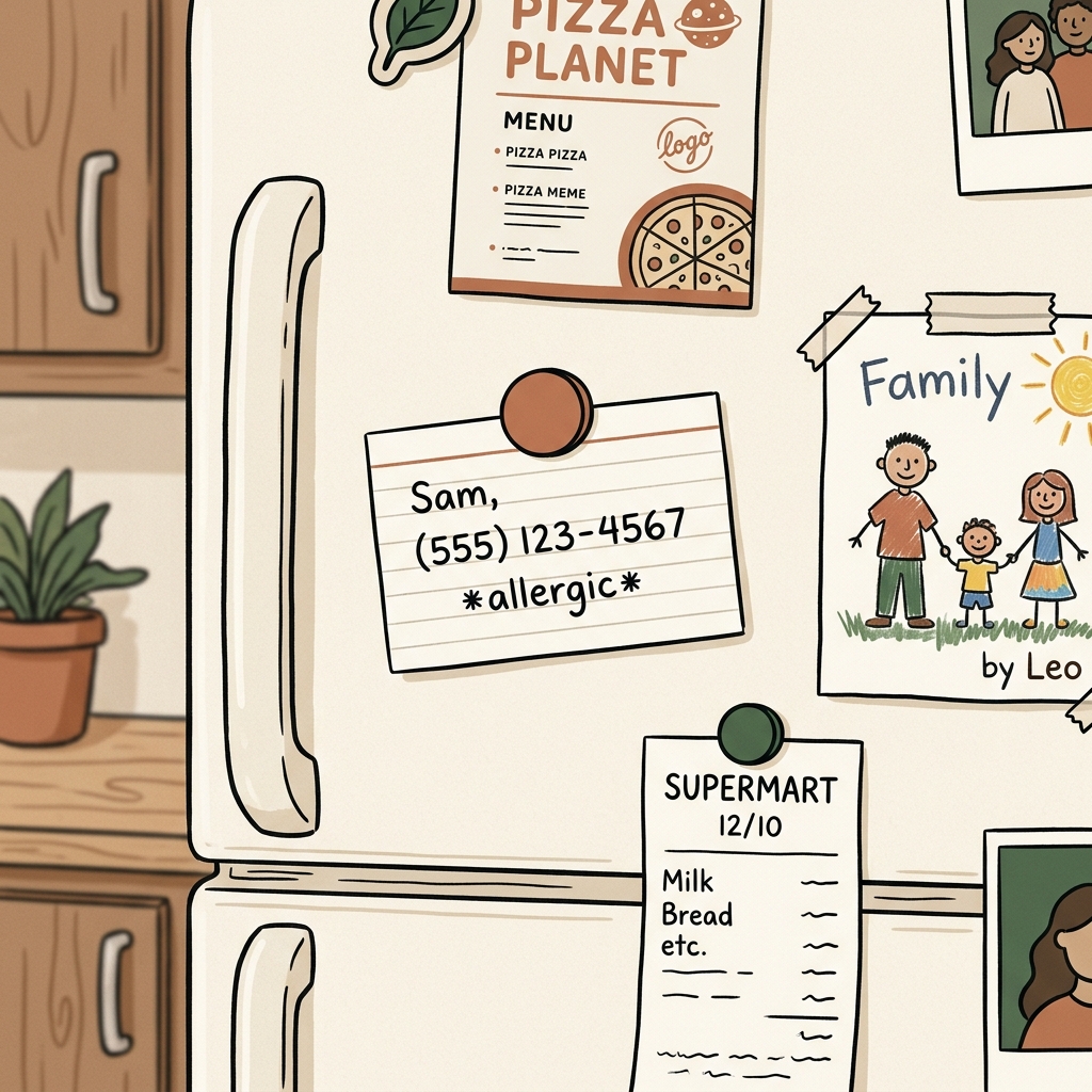 Emergency contact information and medical details ready when needed